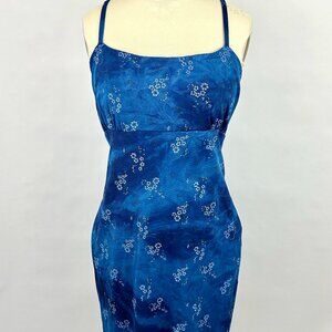 Vintage 1990s Blue Homecoming Cocktail Dress | Taboo  | Size XXL | Plus